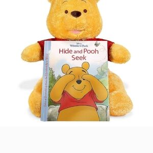 Disney Winnie the Pooh Plush with Storybook - Yellow and Red